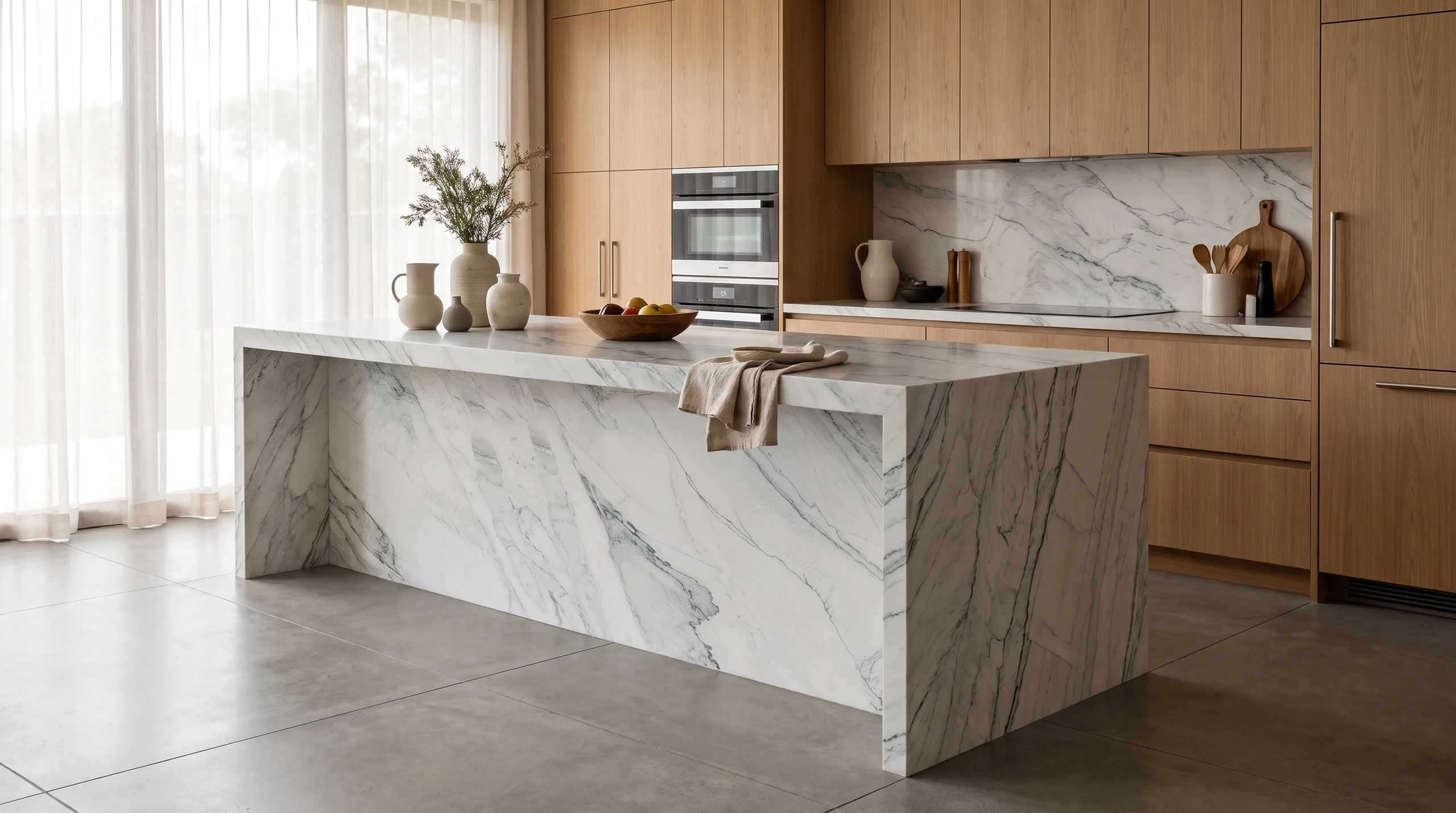 Bianco en una cocina de diseño