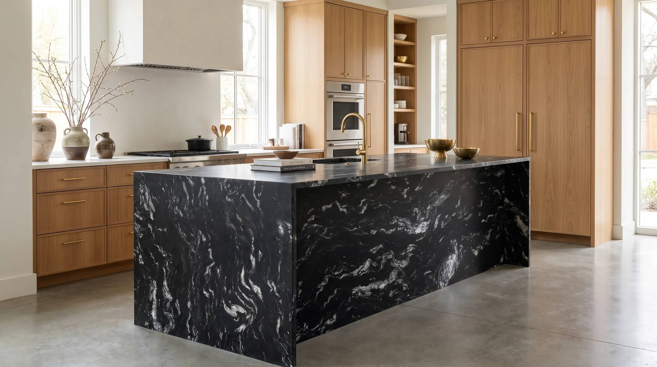 Black Titanium en una cocina de diseño