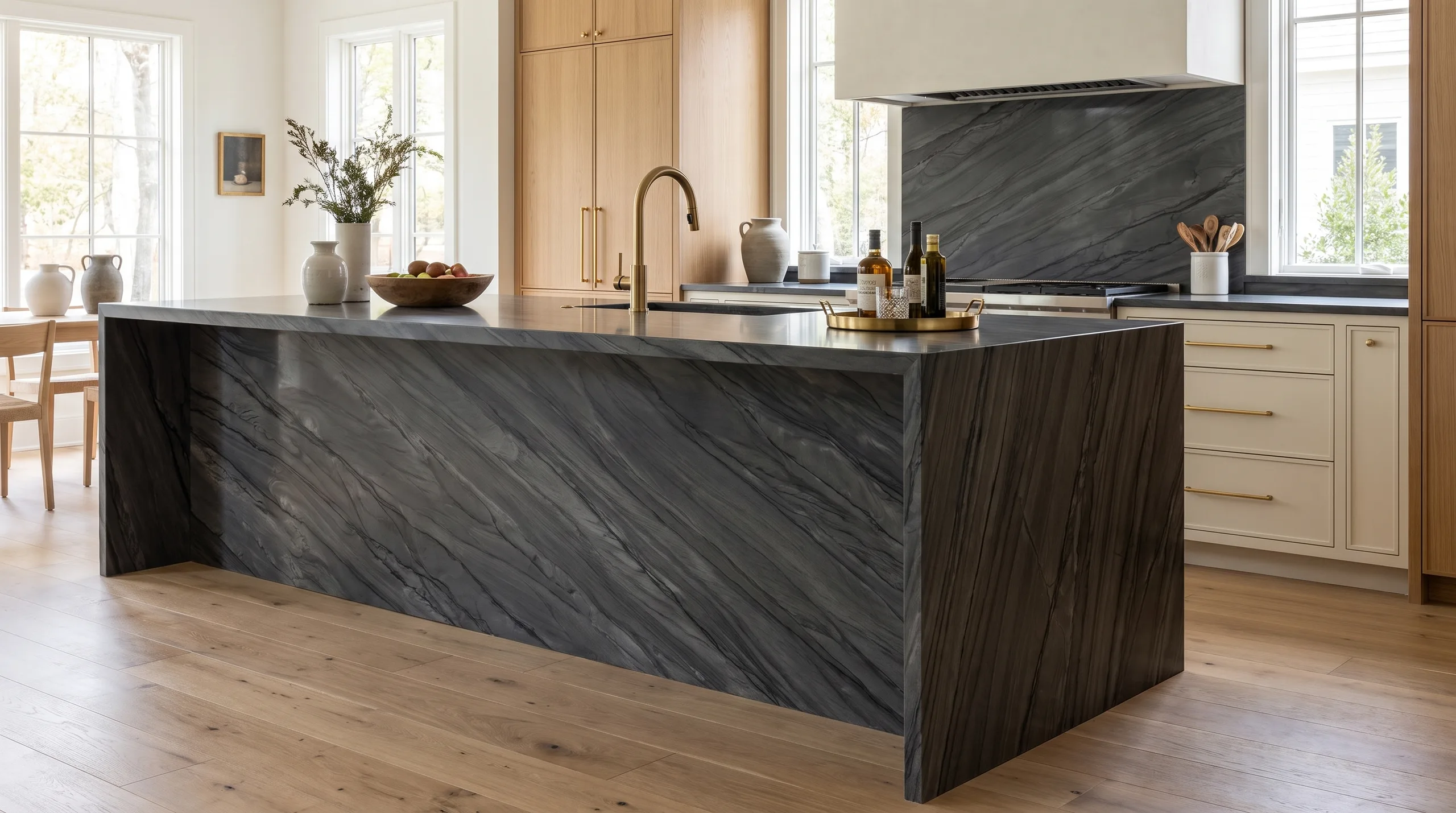 Carbono en una cocina de diseño