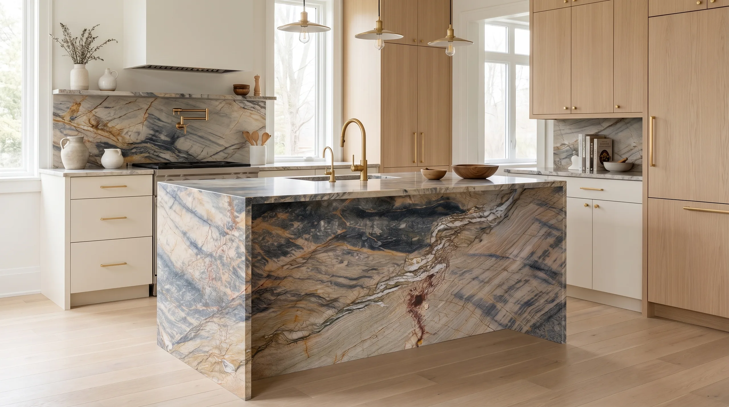 Fusion en una cocina de diseño