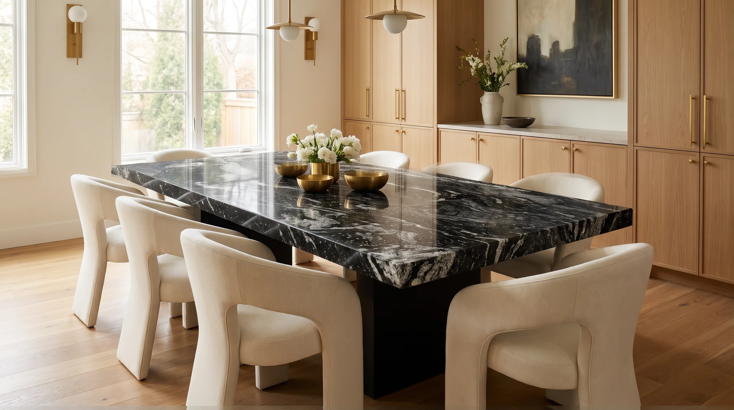 Lava Vecchia en una mesa de comedor de diseño